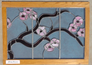 Cherry Blossom Stained Glass Window-image