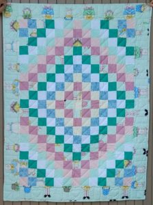 Bunnies on Parade Child’s Quilt-image