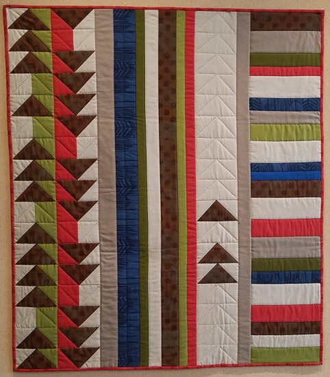 Flying Geese Strips Quilt