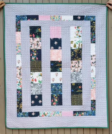 Line Dance Baby Quilt main image