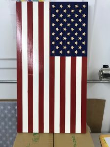 US Flag Barn Art-image