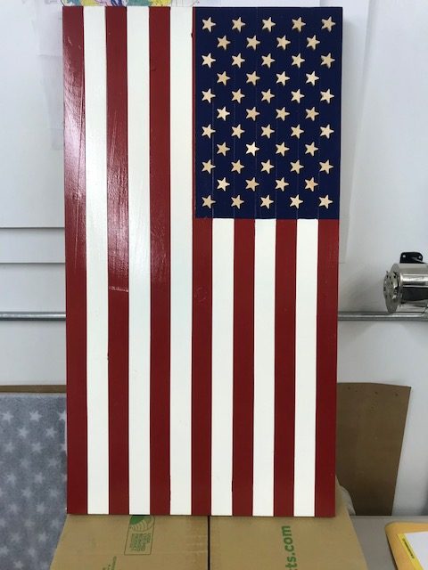 US Flag Barn Art-image