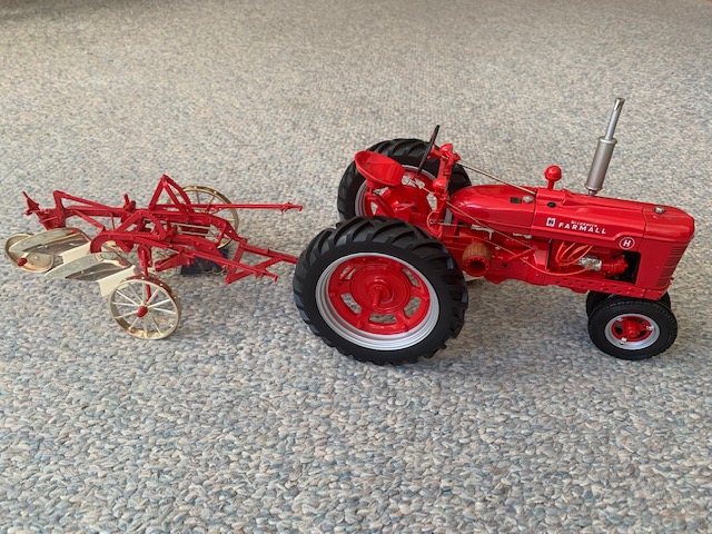 1/8 Scale Model Farmall with plow-image
