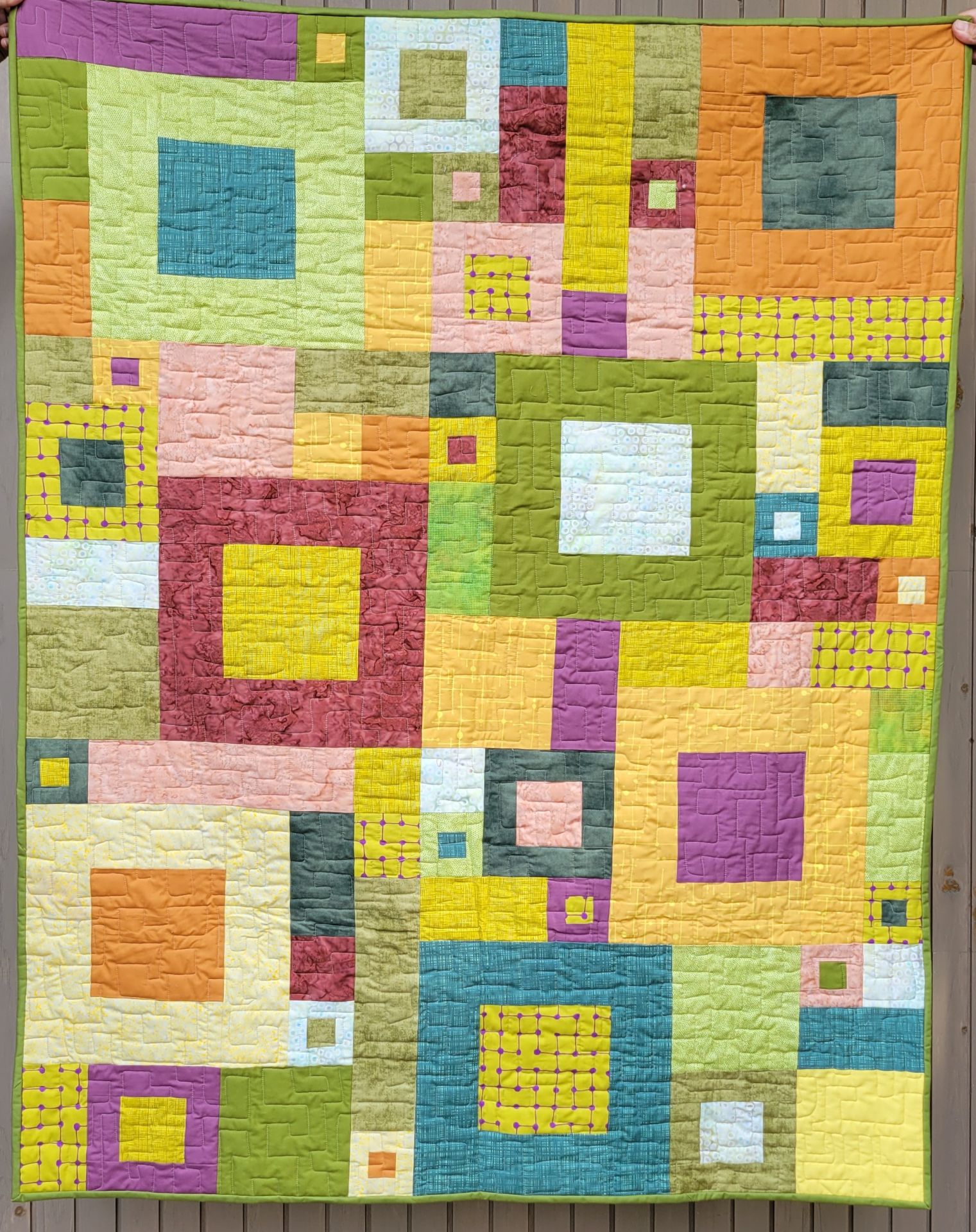 Fourteen Squared Quilt-image